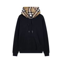 Burberry Hoodie Correct Version Plaid Hooded Pullover Loose Long Sleeve Sweater Joker Casual Trend Sweatshirt for Men and Women Couples.