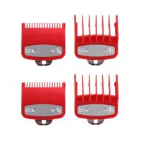 4Pcs for Wahl Hair Clipper Guide Comb Set Standard Guards Attached Trimmer Style Parts