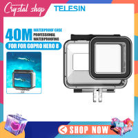 เคสกันน้ำ TELESIN รุ่น GP-WTP-801 Waterproof Housing Case for GoPro Hero 8 กล่องกันน้ำ เคสใส เคสสำหรับถ่ายรูปใต้น้ำ เคสดำน้ำลึก