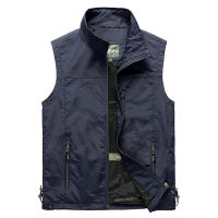 Casual Vest Men Quick Dry Photographer Tactical Sleeveless Jackets Summer Outdoor Travels Lightweight Breathable Waistcoat Vest