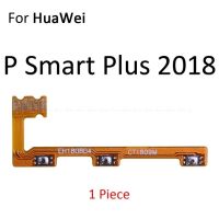 ปิดเสียงสวิตช์ปุ่มพาวเวอร์ริบบิ้นซ่อมแซมส่วนสำหรับ Huawei P Smart Z S Pro Plus สายเคเบิลควบคุมดิ้นปุ่มปิดเสียง