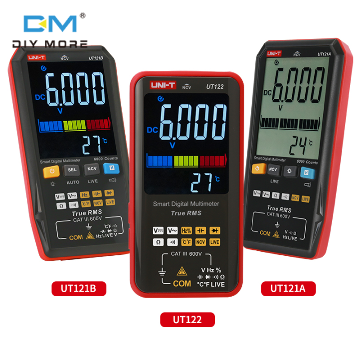 diymore UT121A UT121B UT122 Smart Digital Multimeter True RMS Voltage ...