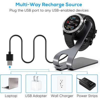 ”【；【-= Charger Smartwatch Charging Dock Bracket Station Office Charge Adaptor