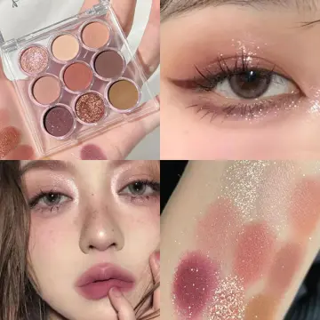 Shop Eyeshadow Palette Makeup With Glitter 9 Color with great discounts and  prices online - Jan 2024