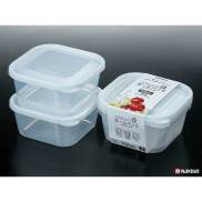 Set 2 hộp nhựa đựng thực phẩm , ăn dặm cho bé Nakaya - Made in Japan