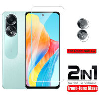 A58 A38สำหรับ Oppo A78 Tutup Lensa Kamera A58 X A98 K11A 98 A 58X 58 A 78สำหรับ OPPOA38 Oppo A78 OPPOA58 4G 5G 2023ป้องกันหน้าจอใสฟิล์มป้องกันกระจกนิรภัยป้องกันเต็มพื้นที่