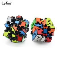 Lefun Full Sticker Gear Puzzle Magic 3x3 Cubes Speed Cube Professional Logic Game Educational Toys Autism Kids Toys brain Games