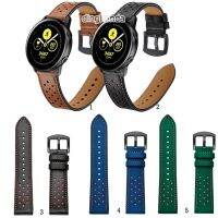 20MM Leather Watch Bands Strap for Samsung Galaxy Watch Active 2 Galaxy 42mm Gear Sport S4 【BYUE】