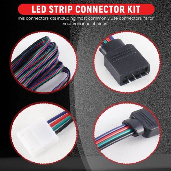 16-4ft-5m-4-pin-rgb-led-strip-extension-cable-led-strips-connectors-kits-for-5050-flexible-rgb-led-strip-light