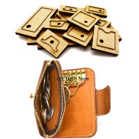 Japan Steel Blade DIY Leather Craft Zipper Snap Button Coin Bag Key Ring Wallet Knife Mould Wooden Die Cutting Set Hand Punch