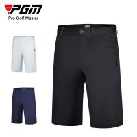 PGM Mens Golf Shorts Summer Elastic Comfortable Sports Pant Belt Breather Wear for Men KUZ152