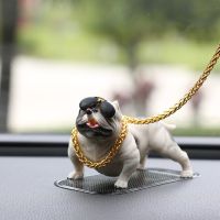 Bully Pitbull Dog Car Interior Accessories Car Dashboard Decoration Automobile Funny Cute Pendant Car Ornaments Crafts 2023