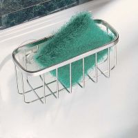 Sink Storage Stainless Steel Dishcloth Soap Sponge Shelf Adjustable Rack Kitchen Basket Faucet Towel Rack Kitchen Accesorries