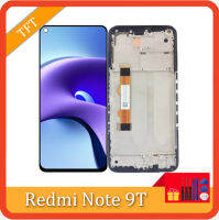 สำหรับ Xiaomi Redmi Note 9T จอแสดงผล LCD ดั้งเดิมที่มีรุ่นเทปกาวหน้าจอสัมผัส M2007J22G ชิ้นส่วนทดแทนการกำหนดตำแหน่งแผง J22