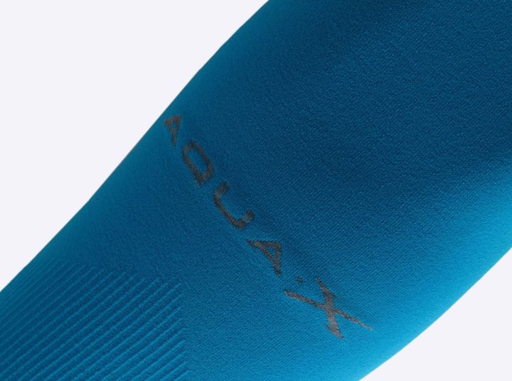 aqua-x-ปลอกแขนกันแดด-กันยูวี-ของแท้จากเกาหลี-สีฟ้า-free-size