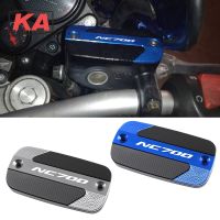 ✐ฝาน้ำมันฝาปิดถังน้ำมันถังน้ำมันเบรกด้านหน้าอะลูมิเนียมสำหรับ Honda NC700 S X NC700S NC700X 2012-2016 2017อุปกรณ์มอเตอร์ไซค์