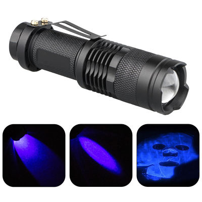 ruyifang LED ultra VIOLET UV 365 NM Blacklight ไฟฉายตรวจสอบไฟฉาย