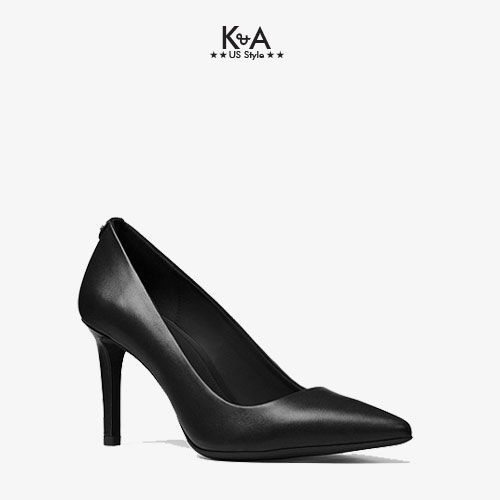 HCM]Giày cao gót Michael Kors nữ Dorothy Flex Leather Pump-BLACK 