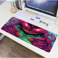 （A LOVABLE）80X30Cm XL Lockedge Large GamingPadGamer KeyboardMat HyperDesk Mousepad ForDesk Pad