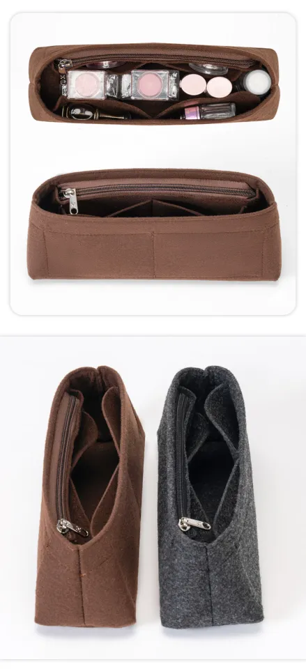 Fits For Boulogne Hobo Felt Cloth Insert Bag Organizer Makeup HandbagTravel  Inner Purse Portable Cosmetic Base Shaper