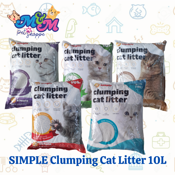 Simple Clumping Cat Litter 10L Lazada PH