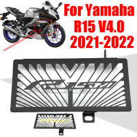 สำหรับยามาฮ่า YZF-R15 V4 R 15 V4.0 2021 2022อุปกรณ์มอเตอร์ไซค์หม้อน้ำฝาครอบป้องกันกระจังหน้าปกย่างยามป้องกัน