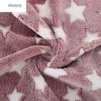 SHENEY เสื่อขนแกะลายปะการังสำหรับสุนัขและแมวแผ่นรองเคสมือถือให้ความอบอุ่นสำหรับผลิตภัณฑ์สัตว์เลี้ยงผ้าห่มลายลูกสุนัข