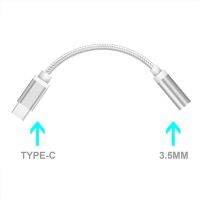 อะแดปเตอร์หูฟังสาย Aux หูฟังชนิด C ถึง3.5มมแจ็คเสียง,อะแดปเตอร์แปลงสัญญาณอุปกรณ์เสริมสำหรับหูฟังสำหรับ Xiaomi