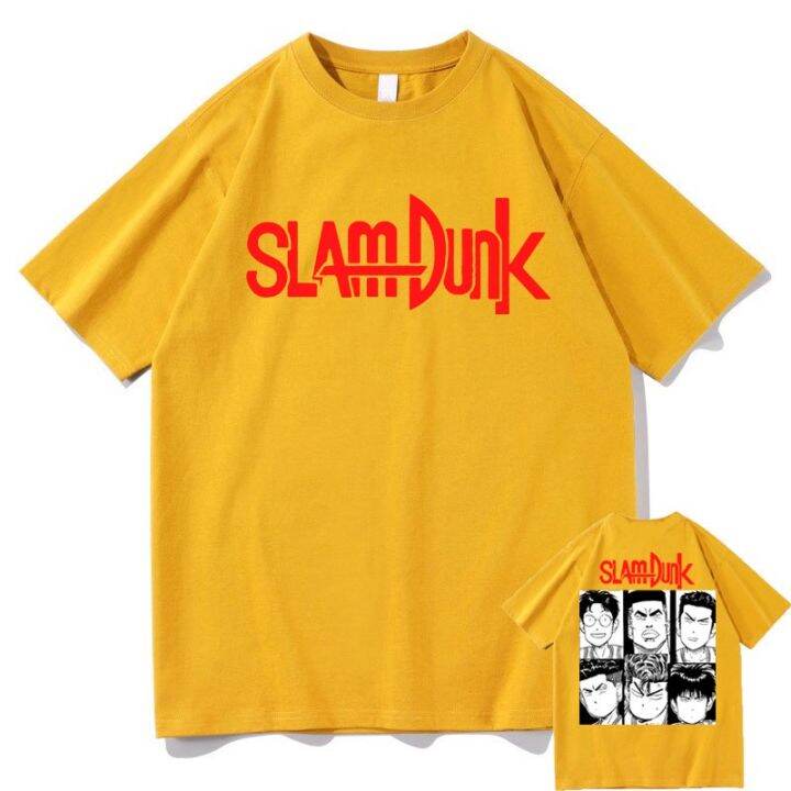 ข้อเสนอพิเศษ-tshirt-เสื้อยืดแขนสั้น-ผ้าฝ้าย-พิมพ์ลายอนิเมะ-slam-dunk-สไตล์ฮิปฮอป-ญี่ปุ่น-สตรีท-โอเวอร์ไซซ์-แฟชั่นสําหรับผู้ชาย-และผู้s-5xl