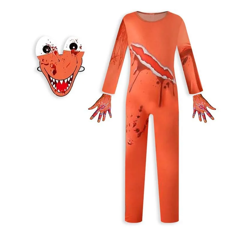 Rainbow Friends Costume Kids Boys Monster Wiki Cosplay Horror Game Roblox  Halloween Jumpsuit Canival Birthday Party Costume