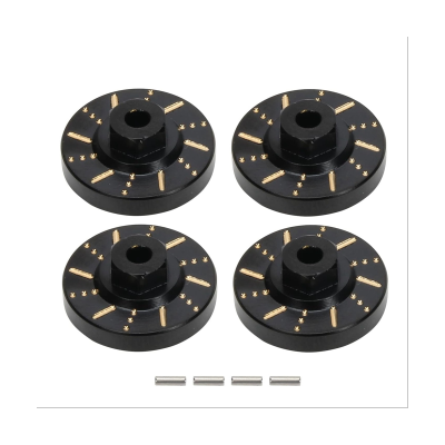 4Pcs Brass Wheel Hex Hub Adapter Counterweight Brake Disc for 1/18 FMS EAZYRC RocHobby RC Car Upgrade Parts