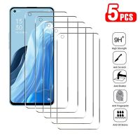 【CW】 5PCS Tempered Glass Protector X3 Shatter Proof Film Reno 8 7 6 5 A94 5G