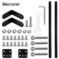 3D Printer Parts Supporting Pull Rod Kit Aluminum Alloy Tie Rod Set Compatible with Creality Ender-3Ender-3SEnder-3Pro Upgrade