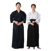 เครื่องแบบเคนโด้ Iaido ชุดฝึกแข่งขัน Kendo เสื้อ Kendogi กางเกง Hakama กางเกงกีฬากางเกงเพาะกายชุดสำหรับศิลปะการต่อสู้2023