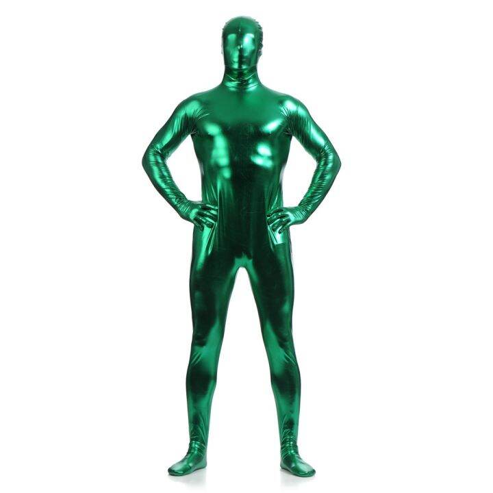 ชุดบอดี้สูทคอสเพลย์-เมทัลลิก-zentai-มีซิปด้านหลัง-สําหรับผู้ชาย-lwk