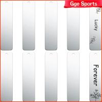 GGE SPORTS 10pcs สี่เหลี่ยมผืนผ้าทรงสี่เหลี่ยม แท็กเปล่าสำหรับประทับตราโลหะ เหล็กไร้สนิม 4010มิลค่ะ ป้ายห้อยคอสุนัข กำไลข้อมือสร้อยข้อมือ 10ชิ้นค่ะ การทำหัตถกรรม DIY สำหรับผู้หญิง