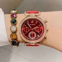 Womens Watch Rhinestone Belt Quartz Ladies European American Style Waterproof