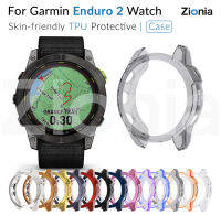 Zionia ที่มีสีสัน TPU ผิวง่ายเปลี่ยนเคสปกคลุมเชลล์สำหรับ Garmin Enduro 2 Enduro2 สมาร์ทกีฬาดูอุปกรณ์เสริม