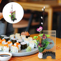 Dulrua [Sale] Sushi Sashimi Plate Flower Flower Mini Flower Japanese Sushi Table Table Floral Decor