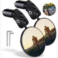 1/2PCS Universal Bicycle Rearview Mirror Adjustable Rotate Wide-Angle Cycling Handlebar Rear View for MTB Road Bike Accessories