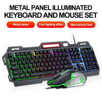 รู้สึก Keyboard Gaming RGB และเมาส์ผสม4D คีย์บอร์ด TF600เมาส์สำหรับเล่นเกม