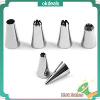 OKDEALS 52 pcs พร้อมกล่องพลาสติก ชุดปลายท่อ 8.46 "x 7.28" จัดเก็บง่าย ปลายตกแต่งเค้ก แบบพกพาได้ ปลายฟรอสติ้งสแตนเลส คุกกี้คัพเค้ก