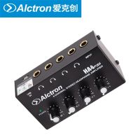 ALCTRON Ha4plus เครื่องขยายเสียงหูฟังขนาดมินิสเตอริโอ4ช่องสัญญาณ USB ตัวเชื่อมต่อพลังงาน6.35มม. เสียงคุณภาพสูง