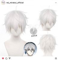 [No need to trim! ND Home] Nagi Seishiro Blue Prison cos wig styling style silver white reverse curls