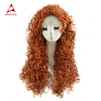 Factory Brave Brave legend merry princess of cosplay long curly noodles false cos wig