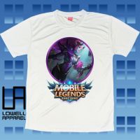 Selena Assassin Mage Mobile Legends ML Game Gamer T-shirt - Unisex - Sublimation - Dri-fit