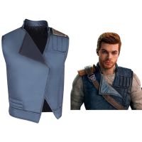 Star WARS Jedi: Survivor Luke ชุดคอสเพลย์ เสื้อกั๊ก ชุดปาร์ตี้ฮาโลวีน