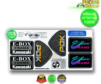 สติ๊กเกอร์ PDK E-BOX FRAME ติดโครง For Kawasaki เคลือบเงาแท้