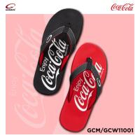 รองเท้าแตะโค้กคู่สุดท้าย GAMBOL [Coca-Cola Collection limited - สลับสี (GCM11001) Size 42 ถูกสุดในไทย] ดำ/แดง Coke Flip-Flop 11001/GCW11001 สงวนสิทธิไม่รับคืน All Sales Final