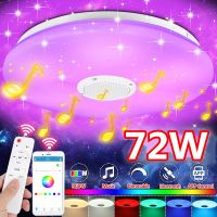 100W AC85-265V Wifi Modern RGB LED Ceiling Lights Home Lighting APP bluetooth Music Light With Remote Control Bedroom Lamps Smart Ceiling Lamp